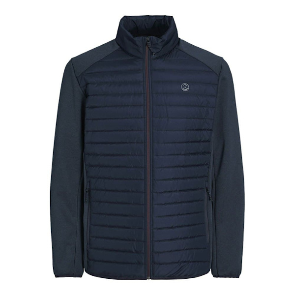 Jack & Jones Jacka Multi Quilted Collar Plus Blå 4XL Man