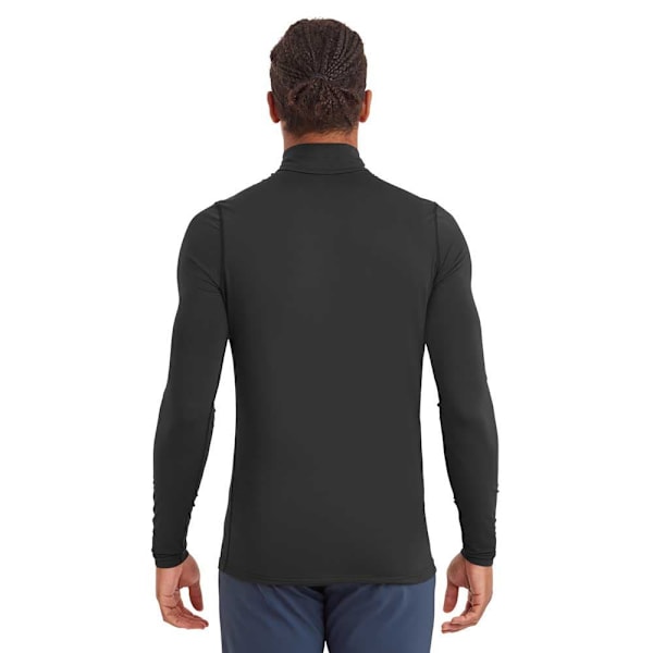 Montane Dart Xt Halv Dragkedja Långärmad T-shirt Svart S Man