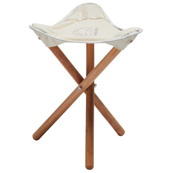 Nordisk Taburet Rebild Wooden 3 Brun,Hvid