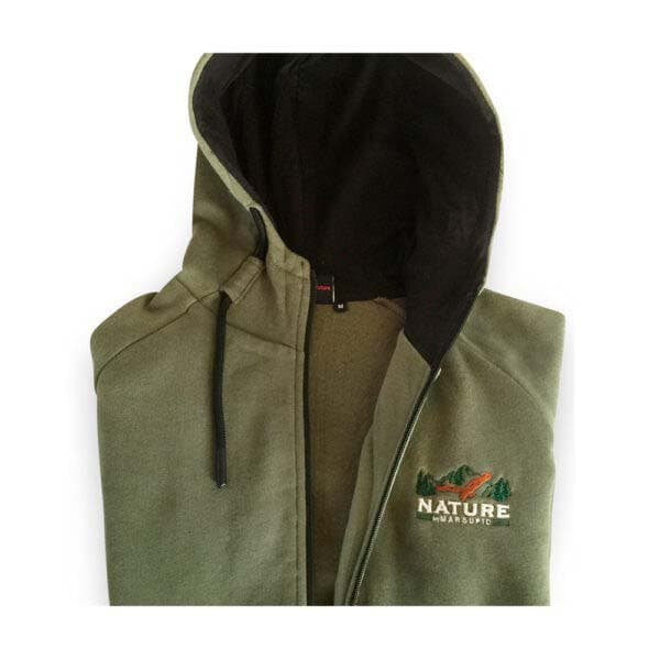 Marsupio Sweatshirt Med Full Dragkedja Nature  M