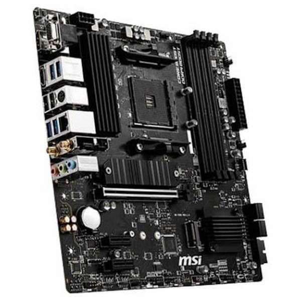 Msi Moderkort Am4 B550m Pro-vdh Wifi Röd,Svart