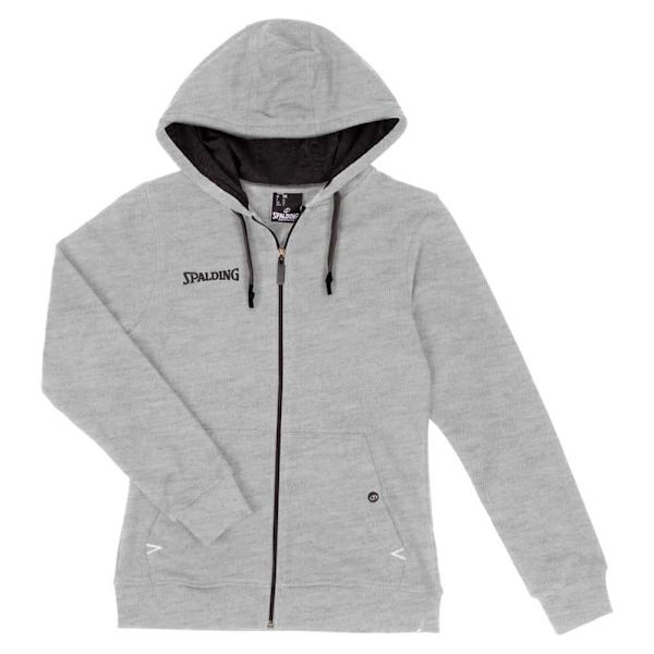 Spalding Sweatshirt Med Fuld Lynlås Flow Grå M Kvinde