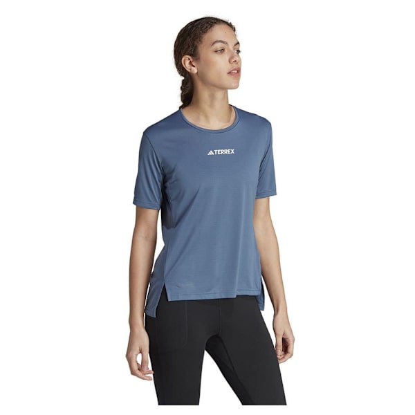 Adidas Lyhythihainen T-paita Terrex Multi Sininen XS Nainen