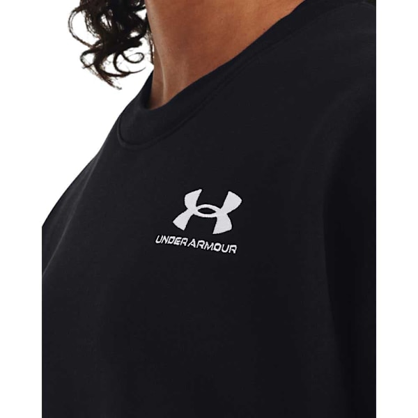 Under Armour Sweatshirt Essential Fleece Os Crew Sort XS Kvinde