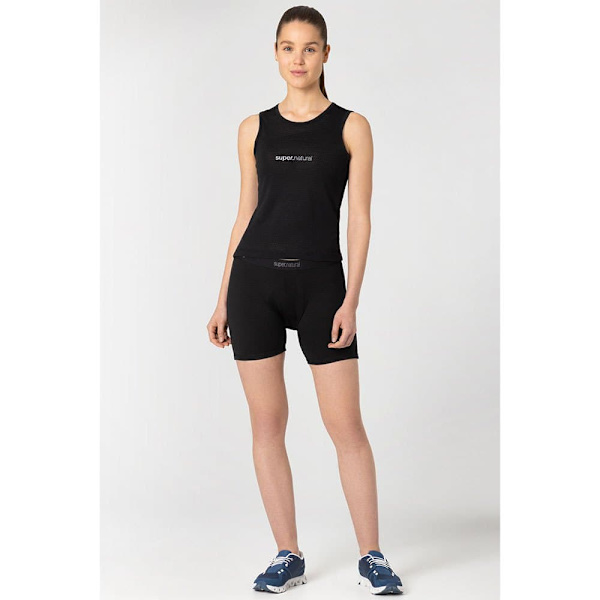 Super.natural Grava Padded Shorts Sort L Kvinde