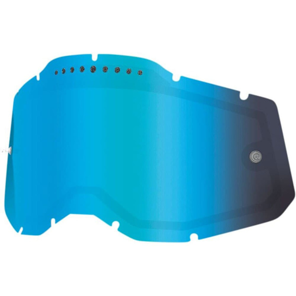 100percent Utbyteslinser Accuri 2/racecraft 2/strata 2 Dual Blå