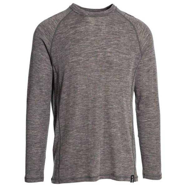 Trespass Wexler Dlx Merino Långärmad Baslager Grå S Man