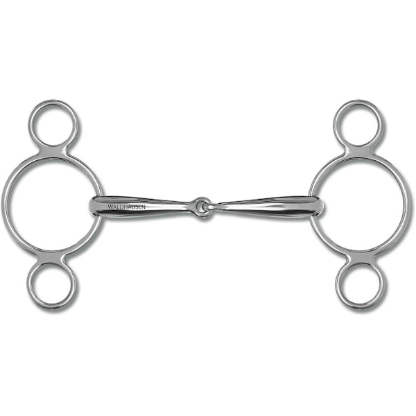 Waldhausen Snaffle 3 Ss Solid 16 Mm Silver 13.5 cm