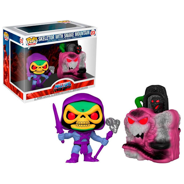 Funko Pop Masters Of The Universe Snake Mountain With Skeletor Flerfärgad