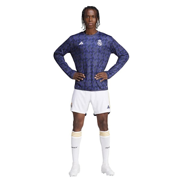 Adidas Pitkähihainen T-paita Pre Match Real Madrid 23/24 Sininen XL