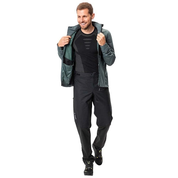 Vaude Bike Bukser All Year Moab 2in1 Rain Sort L Mand