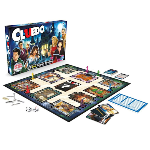 Cluedo Mest Röstade Spanska Brädspel Habitación Flerfärgad