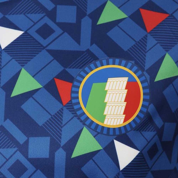 Umbro Lyhythihainen T-paita Italy All Over Print World Cup Monivärinen XL Mies