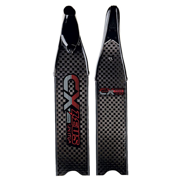 Spetton Cx Zeus Carbon Quattro Harpunfiskefinner Sort EU 36-37