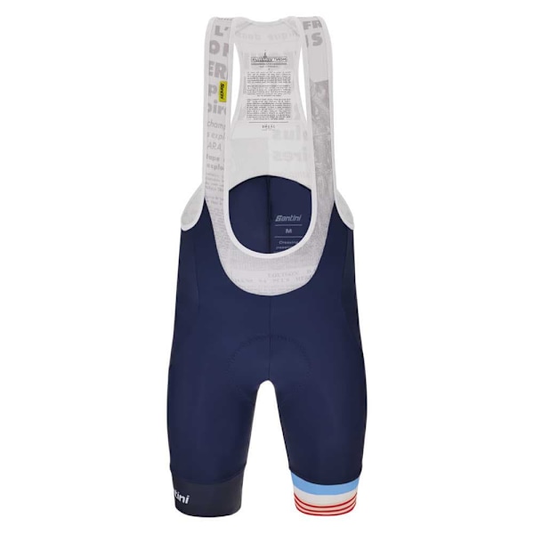 Santini Haklappshorts Mj Mont Ventoux Vit,Blå 2XL Man