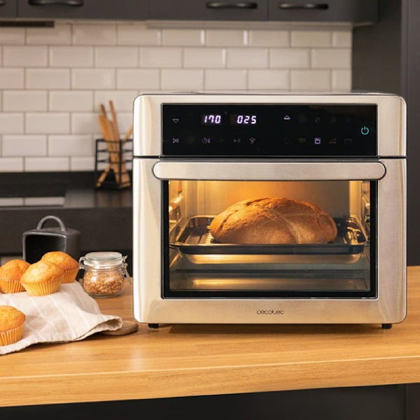 Cecotec Bake&fry 3000 Touch Steel 1600w 30l Bordovn Hvid One Size / EU Plug
