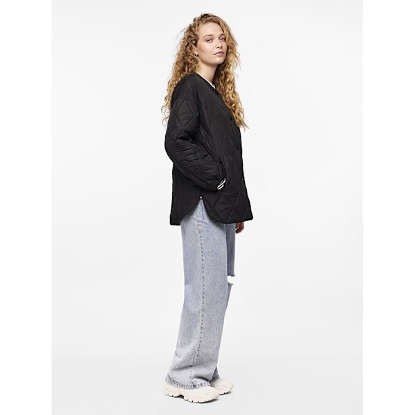 Pieces Stella Quilted Jacka Grå XL Kvinna