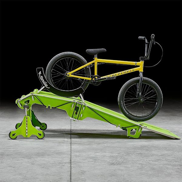 Mtb Hopper Mini Pad Landingsrampe Grøn 130 kg Mand