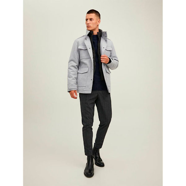 Jack & Jones Jakke Blaparker Wool Field Sn Grå S Mand