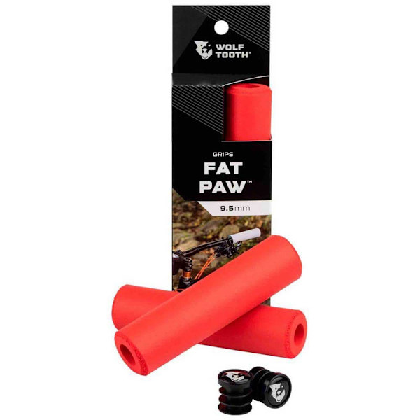 Wolf Tooth Grepp Fat Paw 9.5 Mm Röd