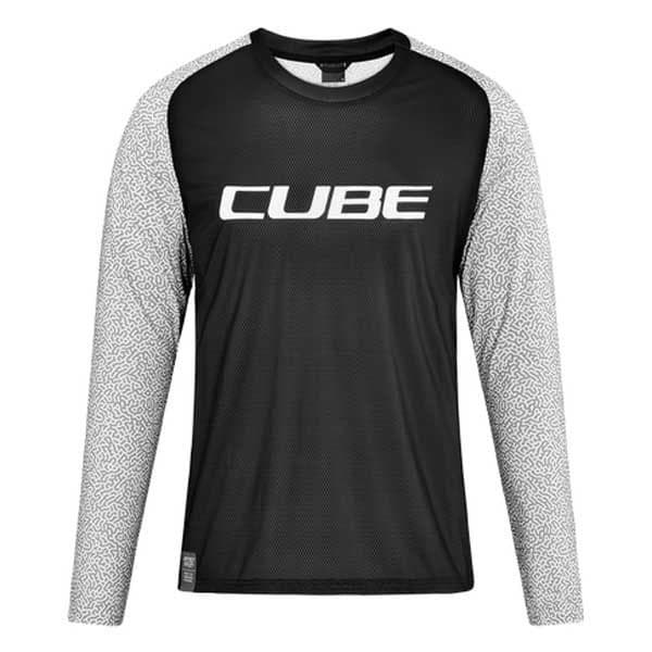 Cube Långärmad Endurotröja Vertex Grå 3XL Man