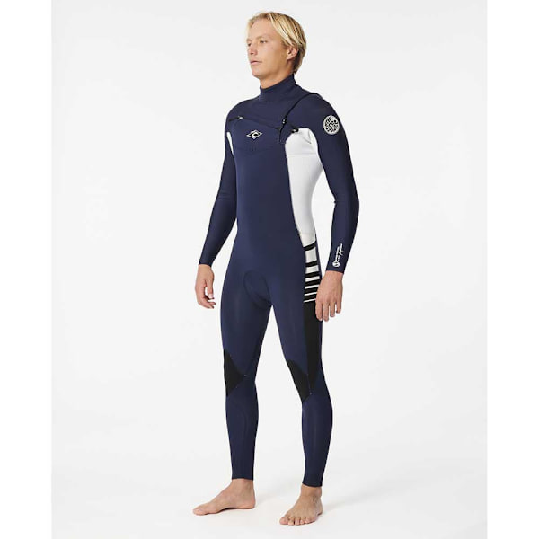 Rip Curl Langærmet Neoprendragt Med Brystlynlås D/patrol Perf 3/2 Mm Gb Stm Blå XS