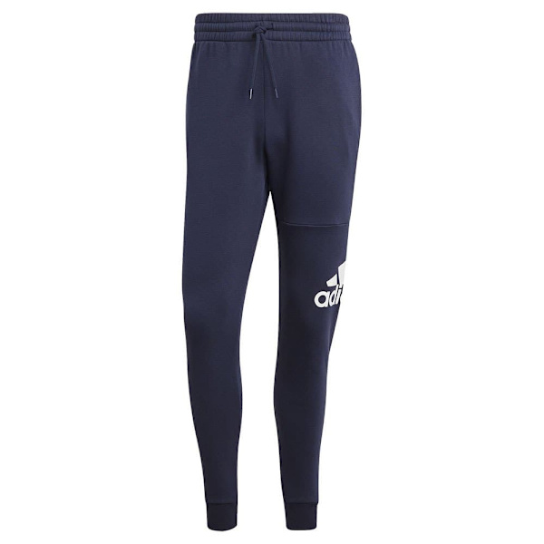 Adidas Byxor Essentials Fleece Tapered Cuff Big Logo Joggers Blå XS / Regular Man