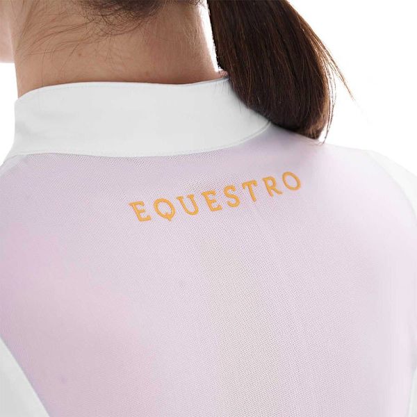 Equestro Micro Mesh Kortärmad Polotröja  XL