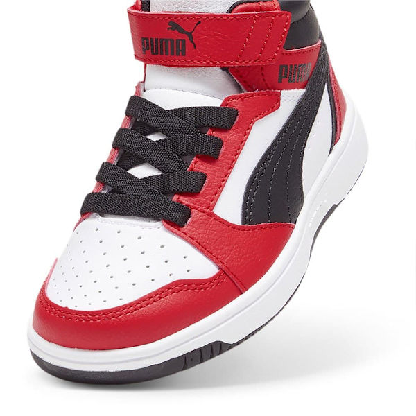 Puma Valmentajat Rebound V6 Mid Ac+ Punainen,Valkoinen EU 32 Poika