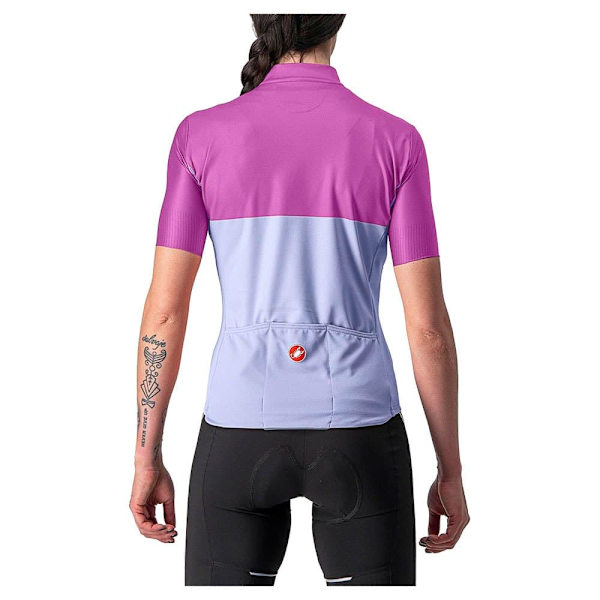Castelli Lyhythihainen Jersey Velocissima Sininen,Violetti M Nainen