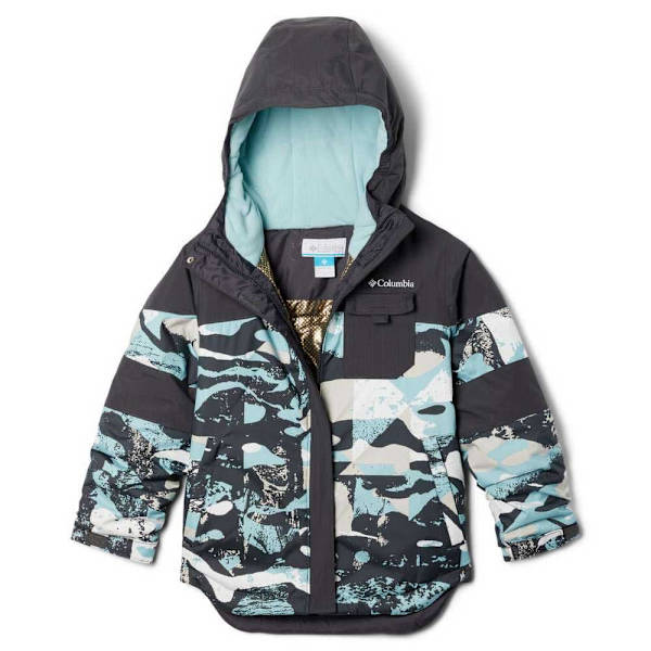 Columbia Täysi Vetoketjullinen Sadetakki Mighty Mogul™ Ii Sininen XL Poika