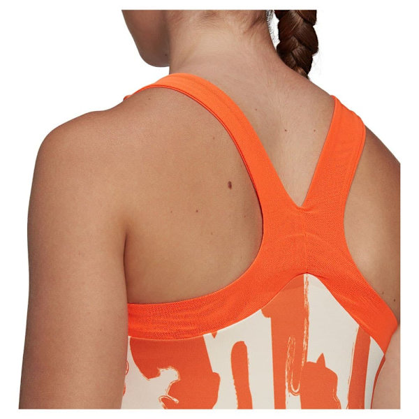 Adidas Hihaton T-paita Thebe Magugu New York Y-back Oranssi XS Nainen