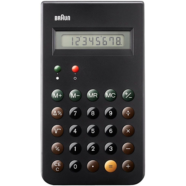 Braun Lommeregner Bne 001 Sort Sort