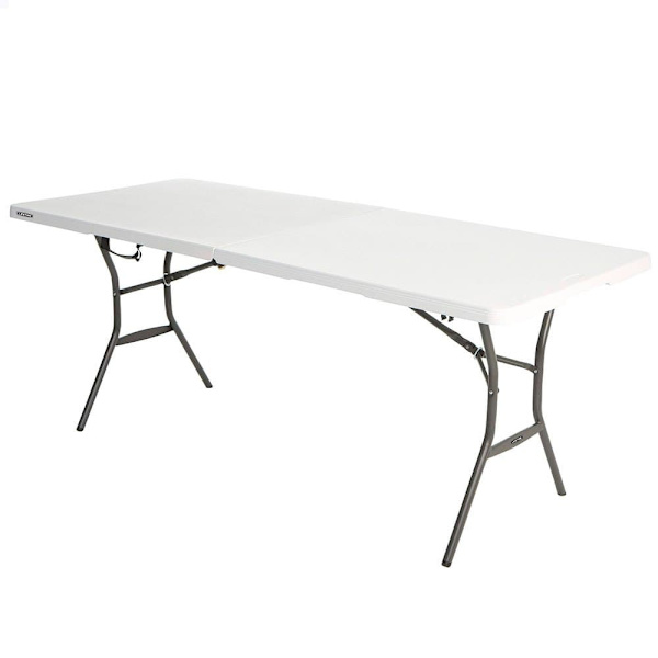 Lifetime Ultraresistent Fällbart Bord 184x76x73.5 Cm Uv100 Vit