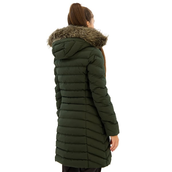 Superdry Fuji Faux Fur Jacka Grönt XS Kvinna