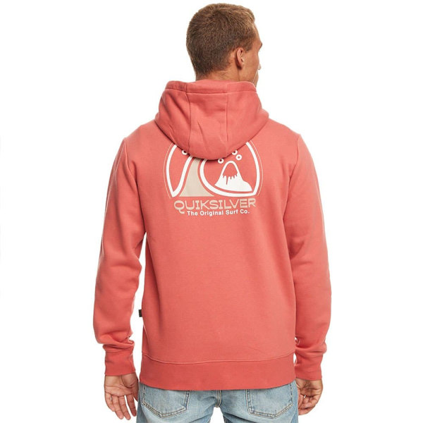 Quiksilver Hættetrøje Clean Circle Hoodie Rød XS Mand