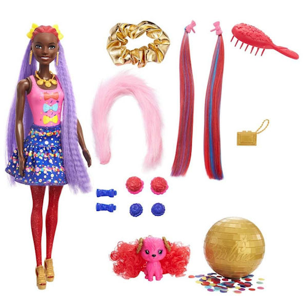 Barbie Kampaukset Rusetit Color Reveal Monivärinen