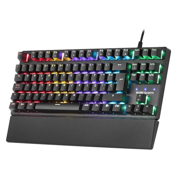 Mars Gaming Spel Mekaniskt Tangentbord Mkxtkl B Svart Spanish QWERTY
