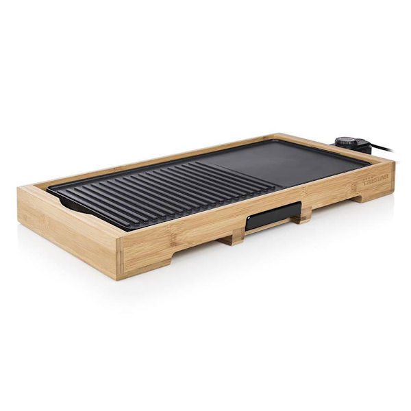 Tristar Bp-2641 Elektrisk Grill Bamboo, Sort