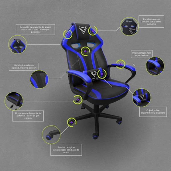 Vizzio Spillestol Nayade V2 Sort