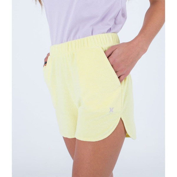 Hurley Sweat Shorts Oceancare Gul M Kvinde