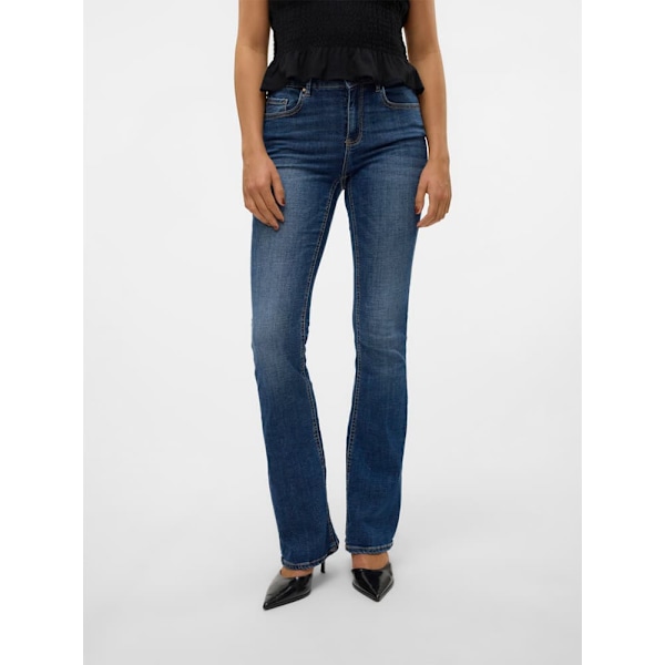 Vero Moda Flash Flared Li3110 Jeans Blå S / 34 Kvinde