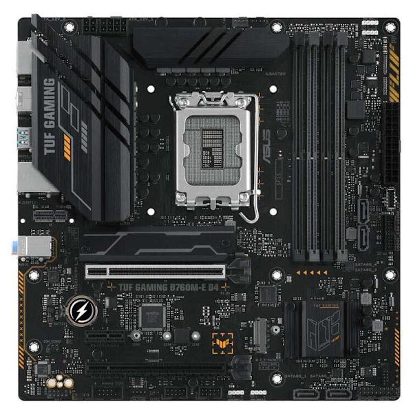 Asus Bundkort Tuf Gaming B760m-e D4 Sort