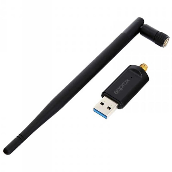 Approx Usb Netværksadapter Appusb1200da Usb 3.0 Sort