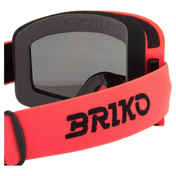 Briko Frostbite Junior Skidglasögon Orange Red Mirror/CAT2