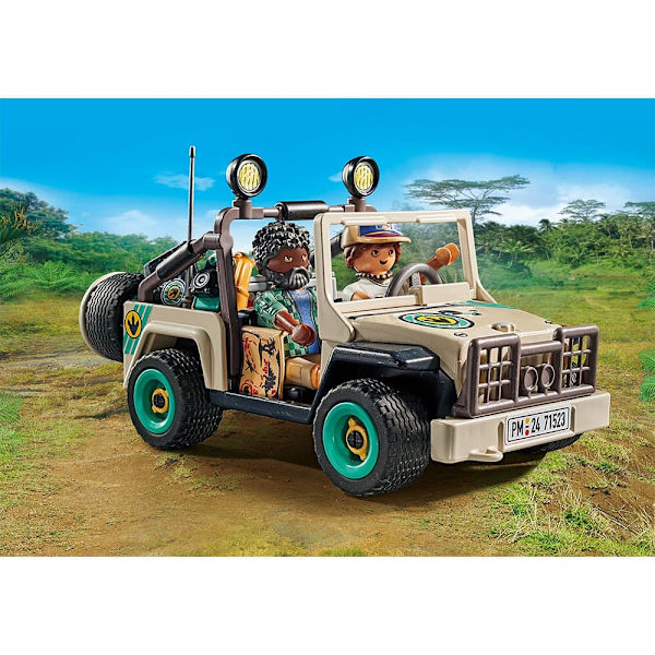 Playmobil Forskningsläger Med Dinos Konstruktionsspel Con