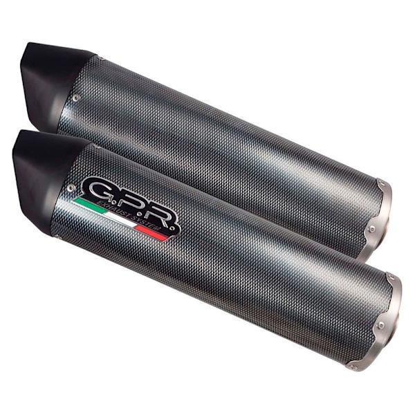 Gpr Exhaust Systems Homologeret Oval Lyddæmper Furore Poppy Honda Cbf 1000/st 06-09 Ref:h.150.fupo Sort