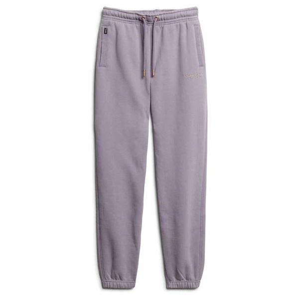 Superdry Essential Logo Cuff Mjukisbyxor Lila M Kvinna