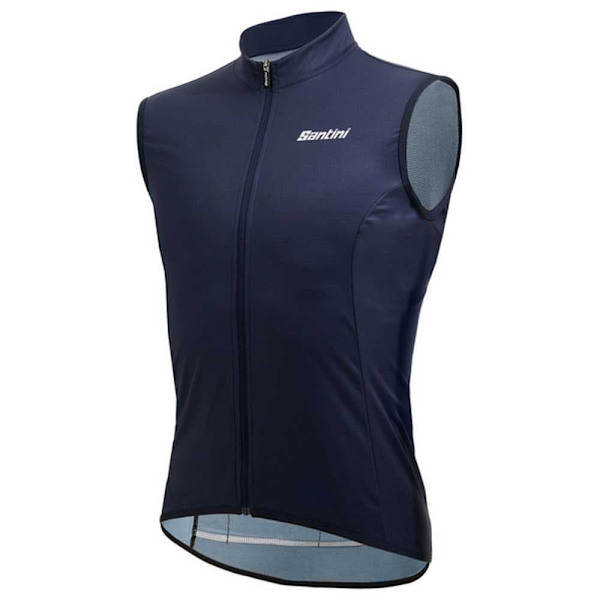 Santini Gilet Nebula Blå XL Mand