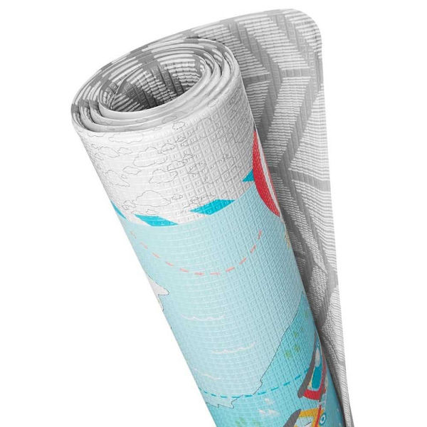 Skip Hop Kaksinkertainen Playmat Travelers Reversible Monivärinen
